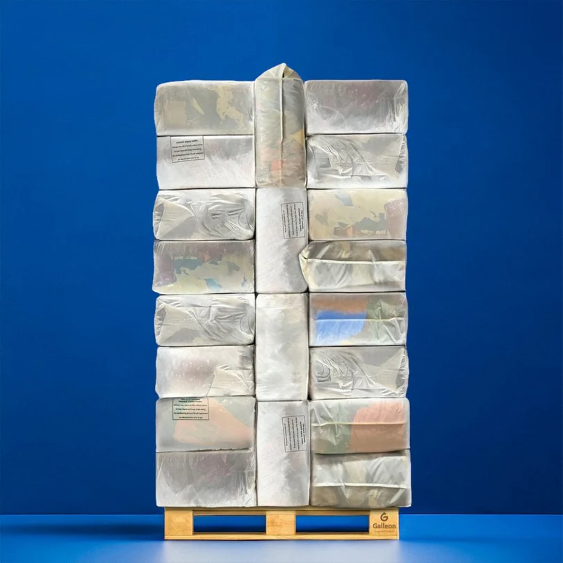 CLEANING RAGS - WYNCETTE - COLOURED PALLET CLEANING RAGS - WYNCETTE - COLOURED PALLET - Image 1