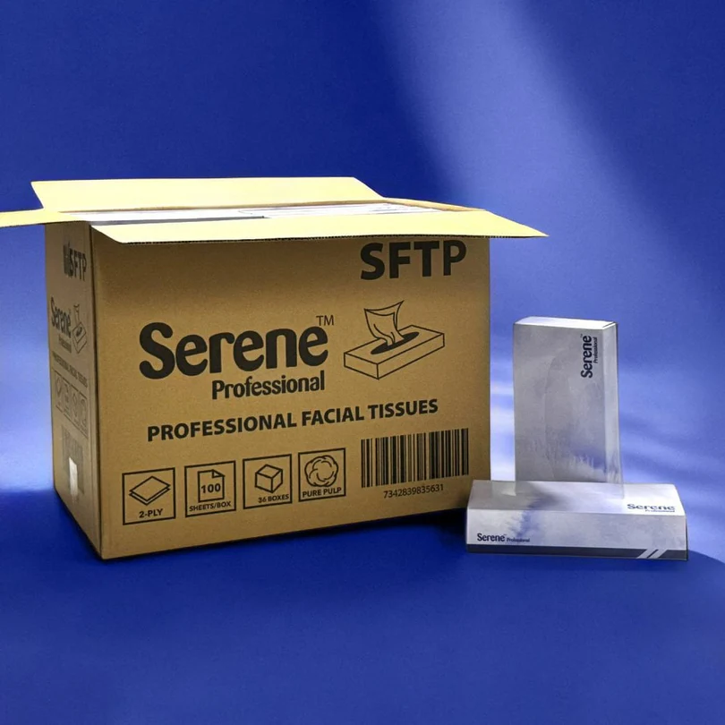 SERENE - PAPER FACIAL TISSUES - 2PLY WHITE SERENE - PAPER FACIAL TISSUES - 2PLY WHITE - Image 1